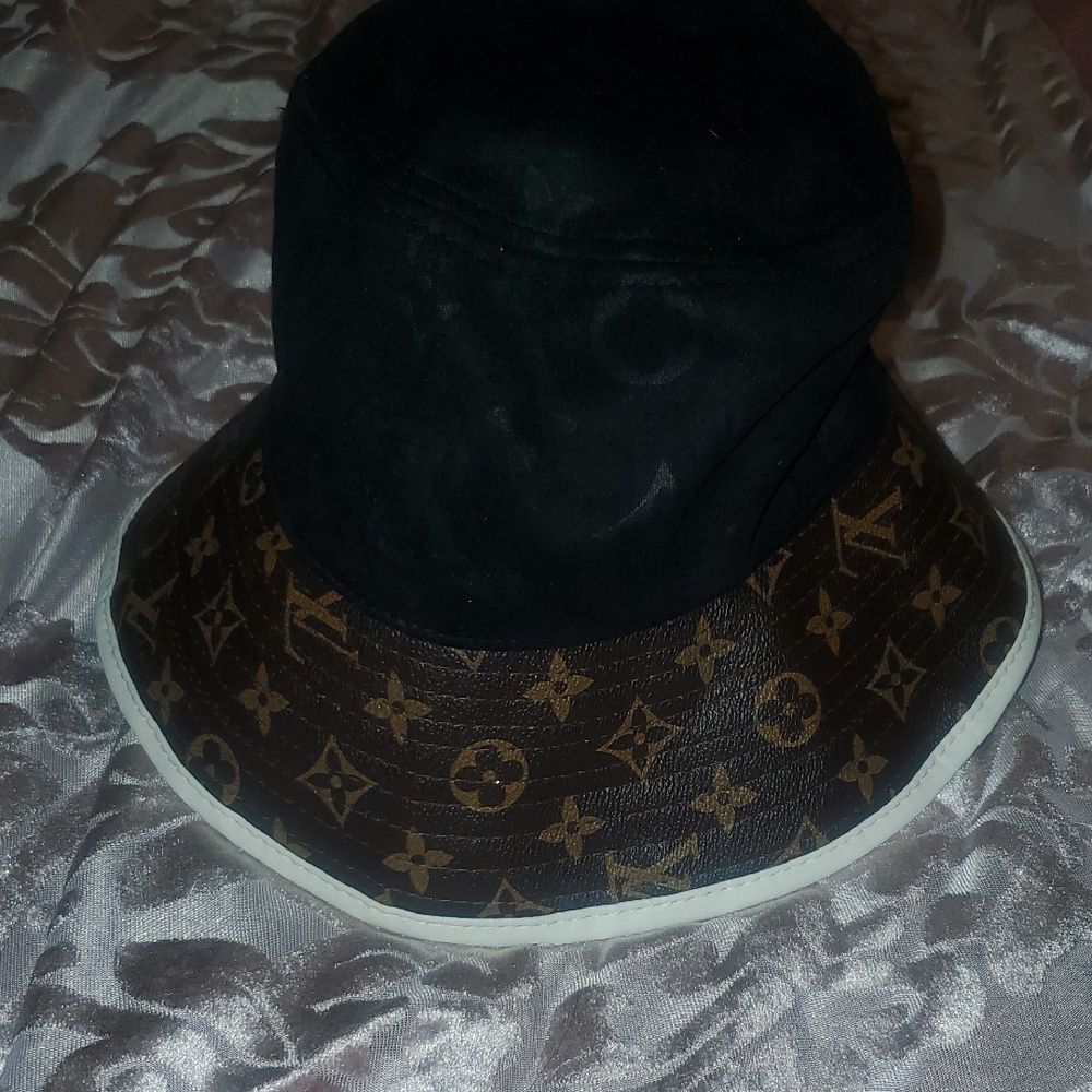 Louis Vuitton Black and Brown Monogram Hat